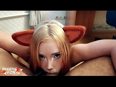 ❤️ Kitsune sväljer kuk och sperma i munnen ❤️❌ Porno at us ﹏